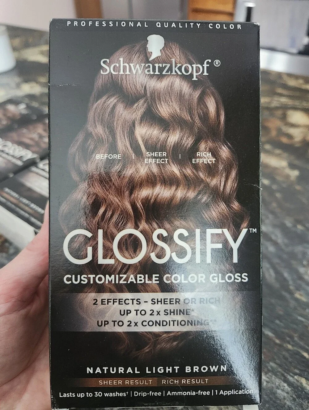 Schwarzkopf Glossify Customizable Color Gloss — Natural Light Brown